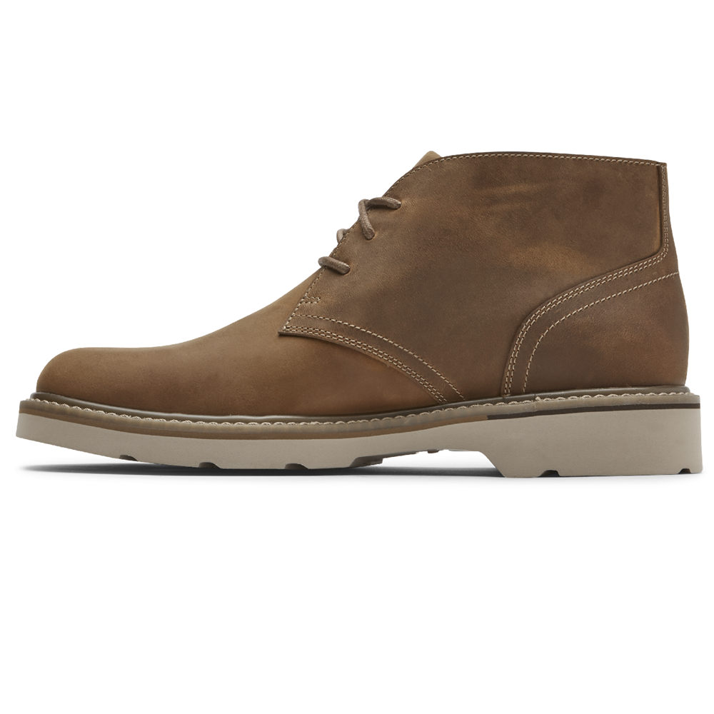 Rockport Mens Charlee Waterproof Chukka - Boots Brown - YRA190564